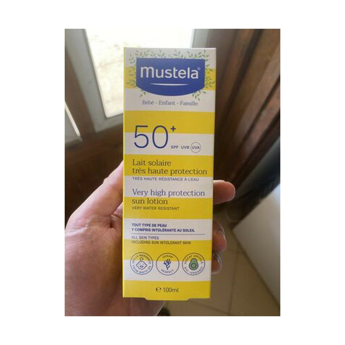 Leite Solar Infantil Mustela Niño Sol Spf Spf 50+ 100 ml